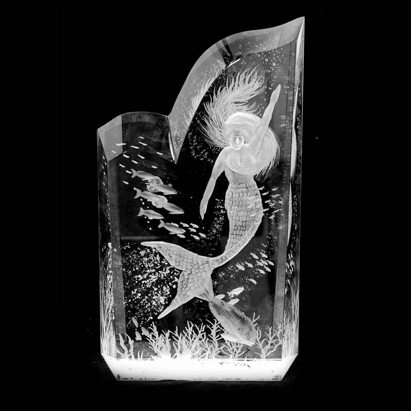 Mermaid Glass Piece